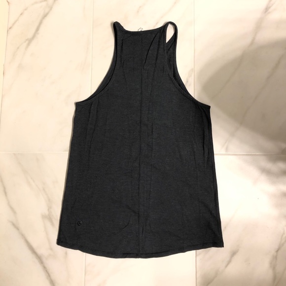 Lululemon Charcoal Long Halter Tank - Picture 2 of 4